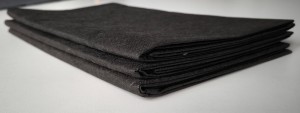 Prześcieradło jednorazowe czarne z włókniny 40g/m2, 160 cm / 200 cm, opakowanie 10 szt.