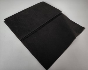 Prześcieradło jednorazowe czarne z włókniny 40g/m2, 160 cm / 240 cm, opakowanie 10 szt.