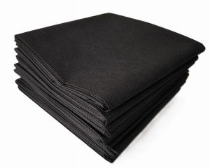 Prześcieradło jednorazowe czarne z włókniny 30g/m2, 100 cm / 210 cm, opakowanie 10 szt.